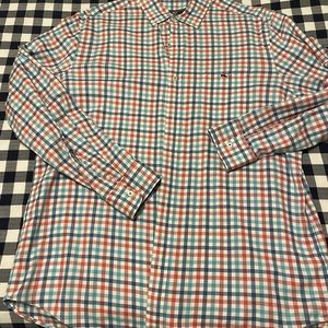 Vinyard Vines classic fit trucker shirt men’s size large